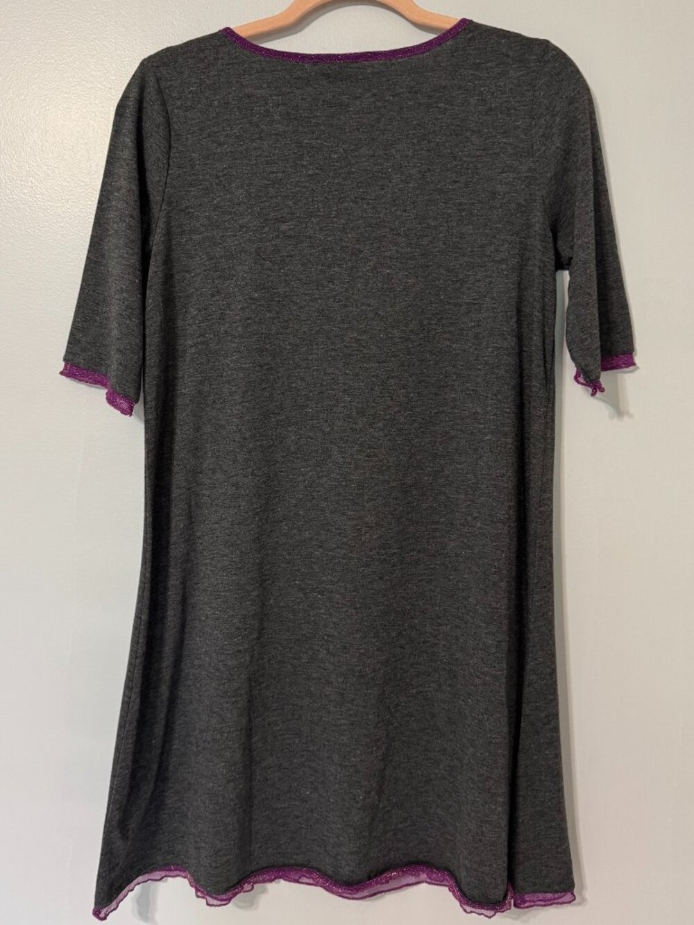 NATURAL LIFE Gray T-Shirt Mini Dress - Picture 2 of 6